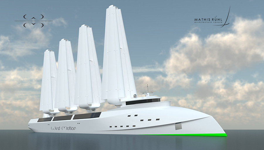 WindMotion A wing windship Mathis Ruhl